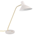 Elegante, verstellbare Tischlampe aus goldfarbenem Metall Jarak Rabatte