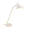 Elegante, verstellbare Tischlampe aus goldfarbenem Metall Jarak Lagerbestand