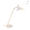 Elegante, verstellbare Tischlampe aus goldfarbenem Metall Jarak Aktion