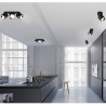 LED-Deckenleuchte Kleia mit 3 schwenkbaren Spots, modern, für Kücheninsel Auswahl
