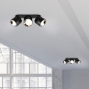 LED-Deckenleuchte Kleia mit 3 schwenkbaren Spots, modern, für Kücheninsel Verkauf