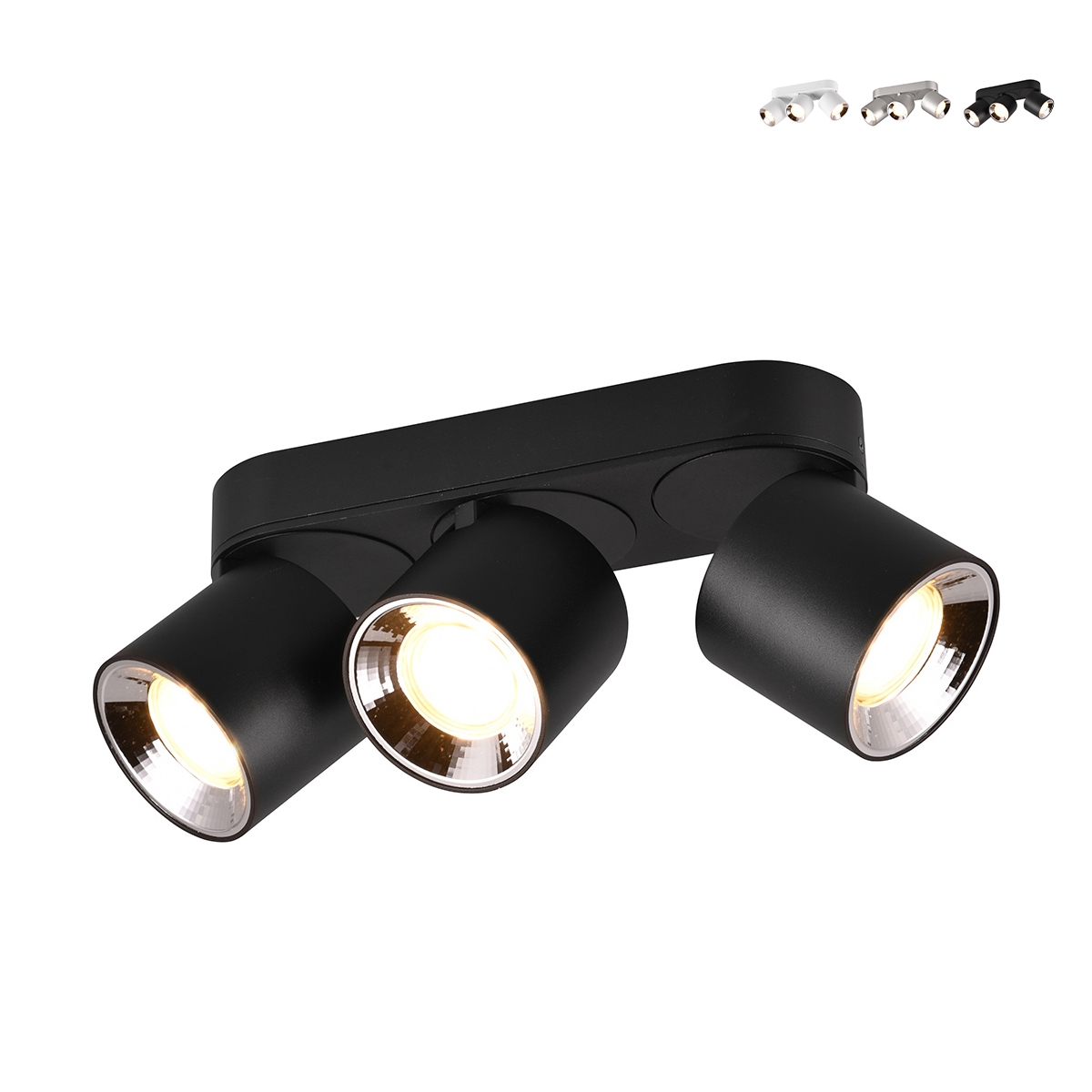 LED-Deckenleuchte Kleia mit 3 schwenkbaren Spots, modern, für Kücheninsel Aktion LED-Deckenleuchte Kleia mit 3 schwenkbaren Spots, modern, für Kücheninsel Aktion