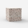 Couchtisch quadratisch zeitgenössisch mit Intarsien aus Holz Manju Katalog