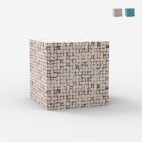 Couchtisch quadratisch zeitgenössisch mit Intarsien aus Holz Manju Aktion