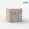 Couchtisch quadratisch zeitgenössisch mit Intarsien aus Holz Manju Aktion