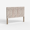 Kopteil aus Holz mit Intarsien 174x135cm für Doppelbett Juno Verkauf