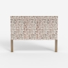 Kopteil aus Holz mit Intarsien 174x135cm für Doppelbett Juno Angebot