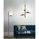 Moderne Pendelleuchte mit 3 kugelförmigen weißen Glaslichtern Lumoa Angebot