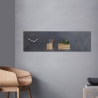 Horizontale Wandtafel-Uhr Magnettafel im Industrie-Design Katalog