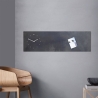 Horizontale Wandtafel-Uhr Magnettafel im Industrie-Design Modell