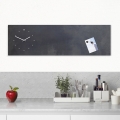 Horizontale Wandtafel-Uhr Magnettafel im Industrie-Design Aktion