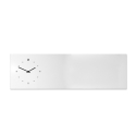 Magnetische Tafel-Wanduhr im modernen Design querformatig Kauf
