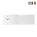 Magnetische Tafel-Wanduhr im modernen Design querformatig Eigenschaften