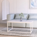 Couchtisch zeitgenössisch 100x60x45cm mit Marmoreffekt Corniola Verkauf