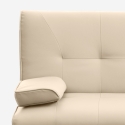 2-Sitzer Kunstleder Schlafsofa mit Armlehnen Olivina für Zuhause und öffentliche Plätze bereit zu schlafen Auswahl