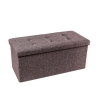 Rechteckiger Pouf 76x34cm mit Stauraum aus Nilo-Stoff für das Wohnzimmer Verkauf