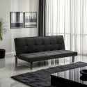 Giada Dark 2 Sitzer Stoff Design Sofa Bett für Haus und Büro Aktion