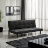 Giada Dark 2 Sitzer Stoff Design Sofa Bett für Haus und Büro Aktion
