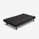 Giada Dark 2 Sitzer Stoff Design Sofa Bett für Haus und Büro Auswahl