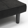 Giada Dark 2 Sitzer Stoff Design Sofa Bett für Haus und Büro Modell