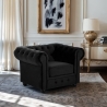 Sessel Wohnzimmer klassischer Stil Chesterfield Samt Coventry
 Verkauf