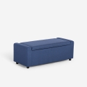 Sitzbank mit Stauraum aus Stoff für das Schlafzimmer und den Eingang Merak Sales