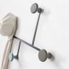 Moderner Wandgarderobe aus Metall mit 4 Haken Hook Verkauf