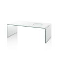 Tisch aus gebogenem Glas im modernen Design Compass Aktion