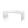 Tisch aus gebogenem Glas im modernen Design Compass Aktion