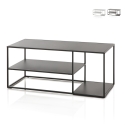 Couchtisch aus Metall modernes Design 120x50cm Angie Aktion