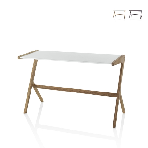 Schreibtisch Büro modern im minimalistischen Holzdesign Allison Aktion