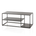Couchtisch aus Metall modernes Design 120x50cm Angie Angebot