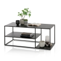 Couchtisch aus Metall modernes Design 120x50cm Angie Verkauf