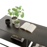 Couchtisch aus Metall modernes Design 120x50cm Angie Sales