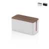 Kabelbox aus ABS mit Deckel in Holzoptik Earl Aktion