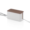 Kabelbox aus ABS mit Deckel in Holzoptik Earl Rabatte