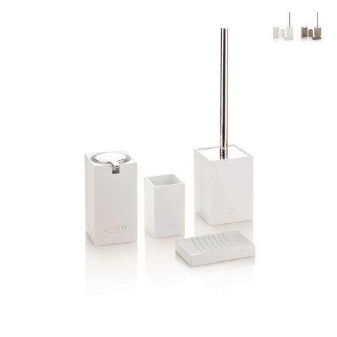 Badezubehör-Set modern aus Harz und ABS Doha Aktion