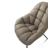 Stuhl Sessel aus Kunstleder gepolstert modernes Design Carla Rabatte
