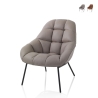 Stuhl Sessel aus Kunstleder gepolstert modernes Design Carla Aktion