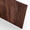 TV-Ständerschrank modern mit gerillten Fronttüren 150x50x45cm Budapest Maße