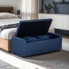Sitzbank mit Stauraum aus Stoff für das Schlafzimmer und den Eingang Merak Verkauf