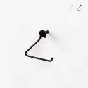 Moderner Kinny Toilettenrollenhalter zur Wandmontage in mattem Metall Aktion