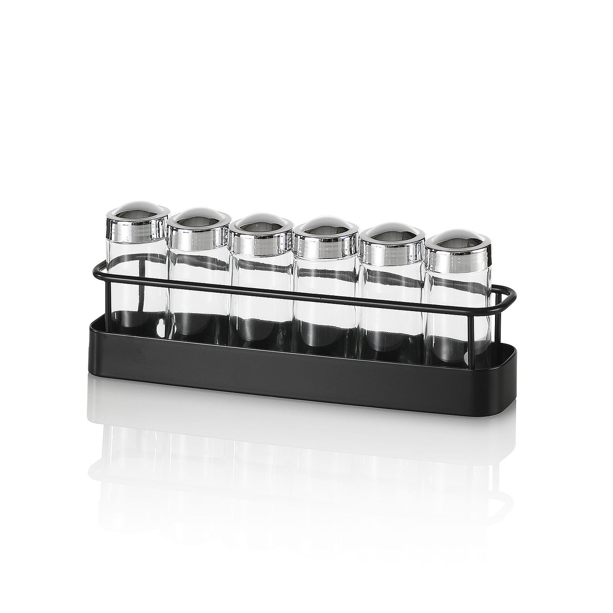 Küchen-Gewürzhalter mit 6-teiligem Glasbehälter-Set Lyu Aktion Küchen-Gewürzhalter mit 6-teiligem Glasbehälter-Set Lyu Aktion