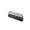 Küchen-Gewürzhalter mit 6-teiligem Glasbehälter-Set Lyu Angebot
