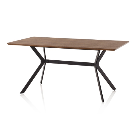 Moderner Esstisch 160x90 cm aus Holz und industriellem Metall Monaco Aktion