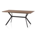 Moderner Esstisch 160x90 cm aus Holz und industriellem Metall Monaco Aktion