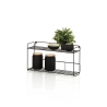 Metall-Wandregal mit 2 Ablagen Nori Sales