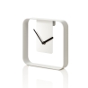 Moderne Metall-Wanduhr und Tischuhr 20x20cm Design Nova Angebot