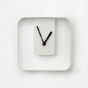 Moderne Metall-Wanduhr und Tischuhr 20x20cm Design Nova Sales