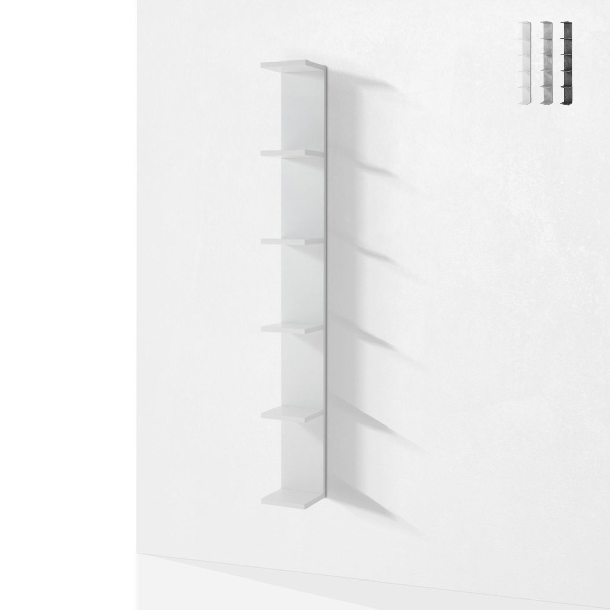 Regal offenes Design mit 6 Regalböden, modernes Design Soft
